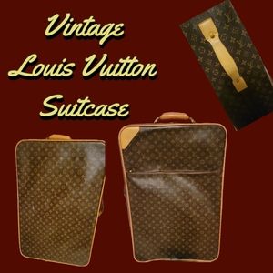Large Vintage Louis Vuitton Suitcase